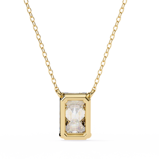 Timeless Gold Diamond Crest Necklace