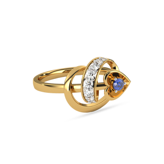 Sapphire Radiance Ring