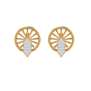 Golden Luminescence Earring