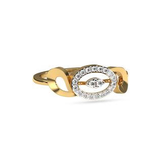 Oval Diamond Splendor Ring