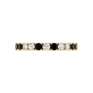 Timeless Contrast Eternity Ring