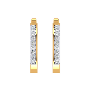 Dazzling Aurum Hoops Earring