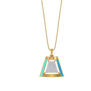 Azure Triangle Pendant