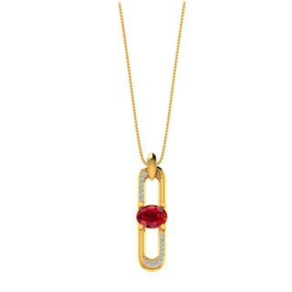 Radiant Ruby Elegance necklace