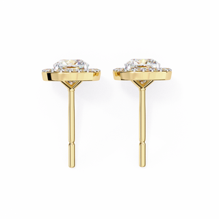 Dazzling Yellow Gold Studs