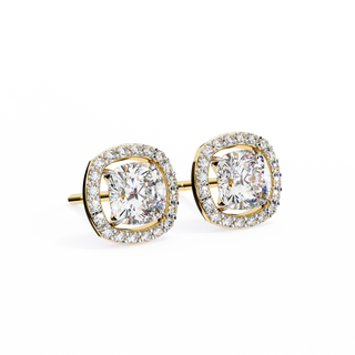 Dazzling Yellow Gold Studs