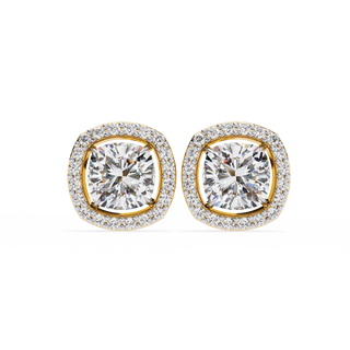 Dazzling Yellow Gold Studs