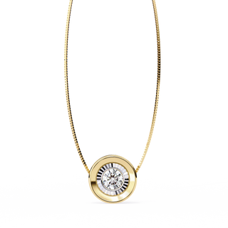 Aurous Diamond Charm Necklace