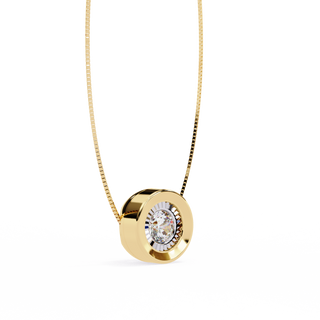 Aurous Diamond Charm Necklace