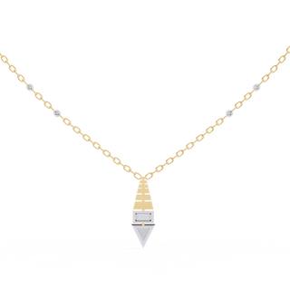 Golden Elegance Diamond Necklace