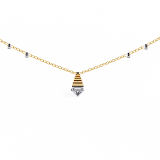 Golden Elegance Diamond Necklace