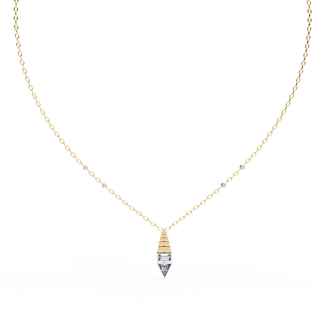 Golden Elegance Diamond Necklace