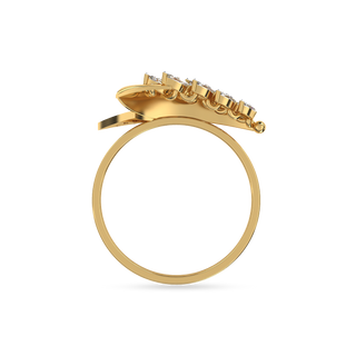 Golden Leaf Elegance Ring