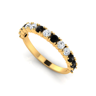 Timeless Contrast Eternity Ring