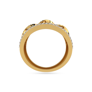 Golden Whirl Ring