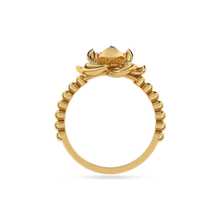 Blossom in Gold Ring