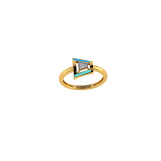 Triangular Luxe Ring