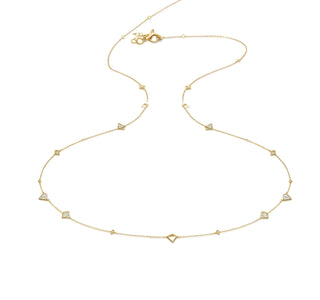 Diamond Dazzle Gold Necklace