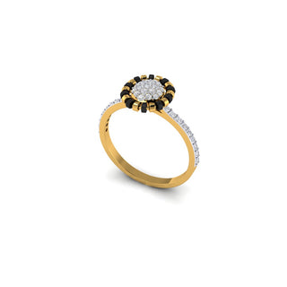 Golden Tranquility Ring