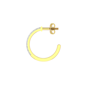 Dazzling Aurum Hoops Earring