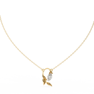 Heart's Embrace Diamond Necklace