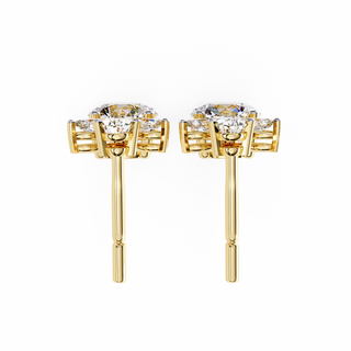 Leafy Luxe Diamond Earrings