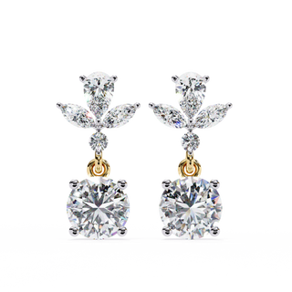 Leafy Luxe Diamond Earrings