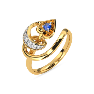 Sapphire Radiance Ring