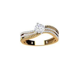 Radiant Aureate Diamond Ring