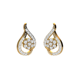 Opulent Diamond Halo Earrings