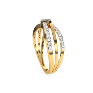 Diamond Cascade Ring