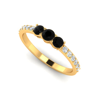 Obsidian Grace Ring