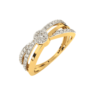 Diamond Cascade Ring