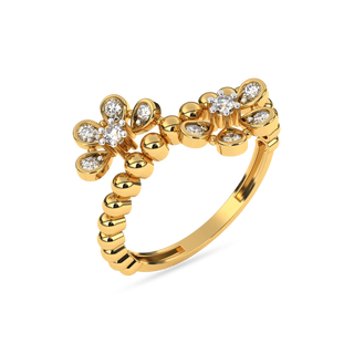 Golden Sparkle Duo Ring