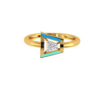 Triangular Luxe Ring