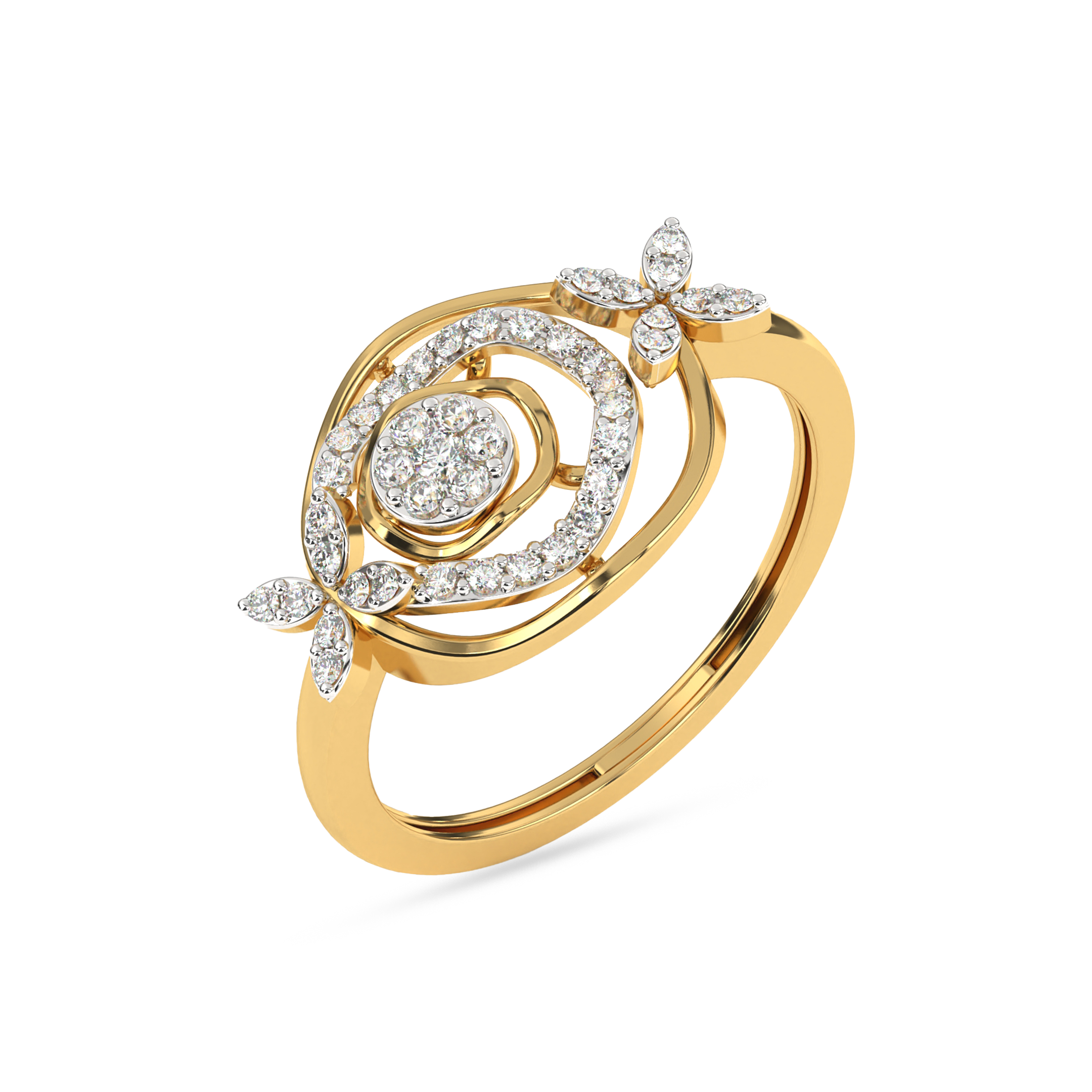 Golden Serenity Ring - Main Image