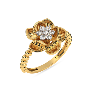 Blossom in Gold Ring