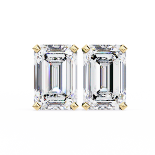 Luxe Emerald Cut Studs