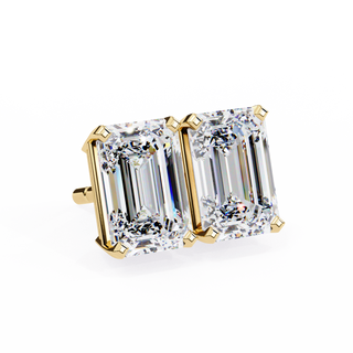 Luxe Emerald Cut Studs