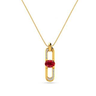 Radiant Ruby Elegance necklace