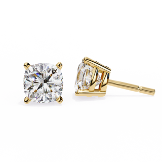 Elegant Cushion Diamond Earring