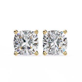 Elegant Cushion Diamond Earring