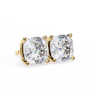 Elegant Cushion Diamond Earring