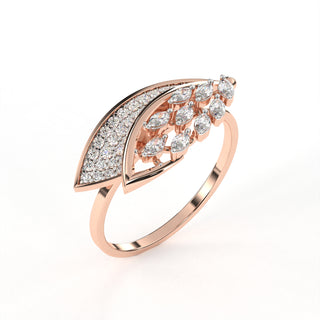 Golden Leaf Elegance Ring