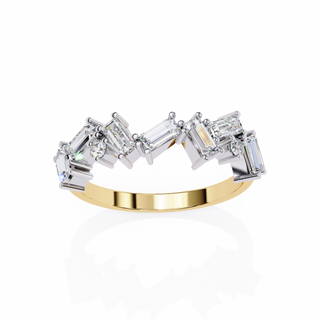 Golden Fivefold Elegance Ring