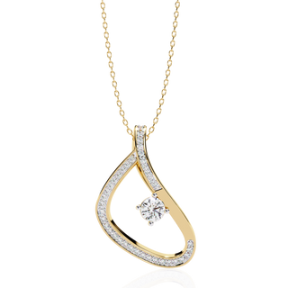 Curved Elegance Pendant