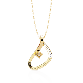 Curved Elegance Pendant