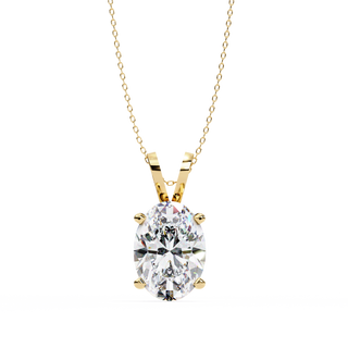 Golden Halo Diamond Pendant