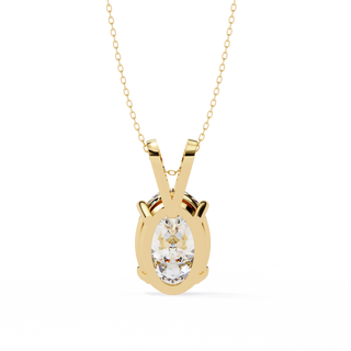 Golden Halo Diamond Pendant