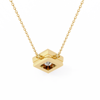 Geometric Gold Necklace